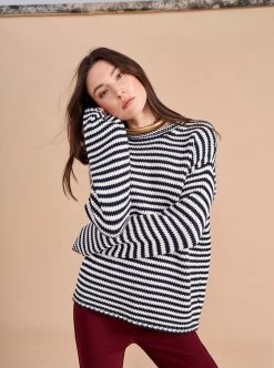Marina Fine Stripe Sweater